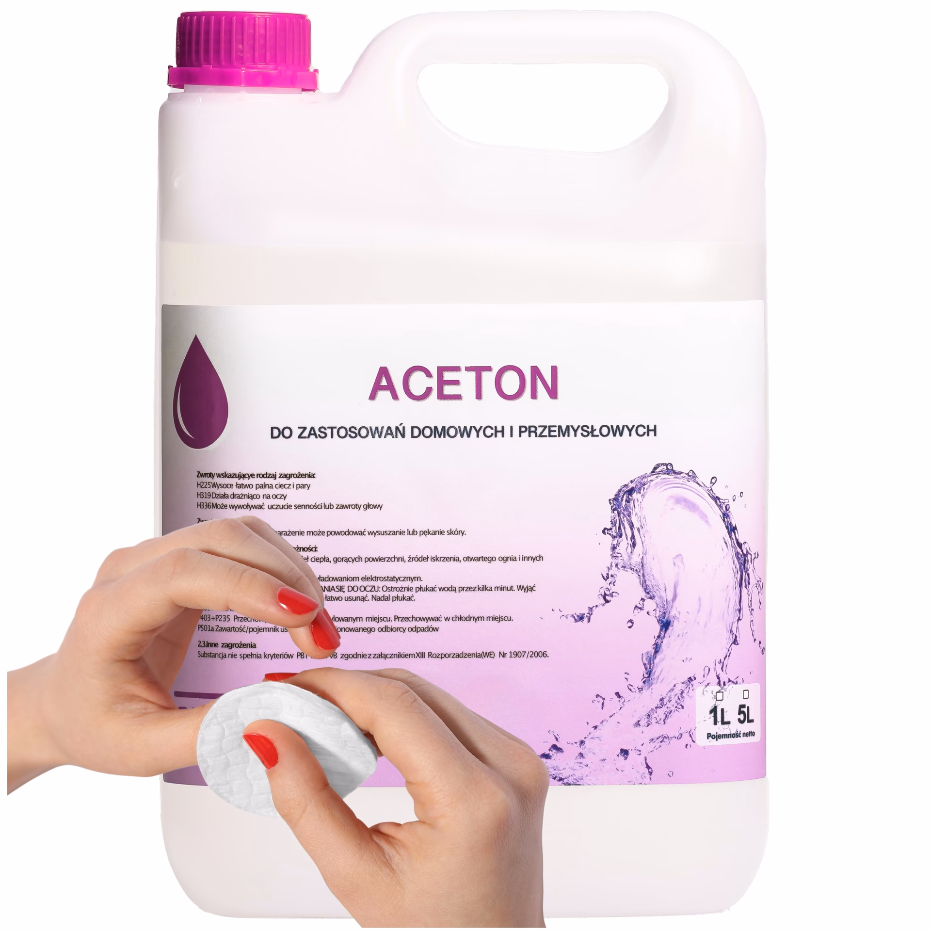 Czy można używać acetonu jako zmywacza do paznokci?