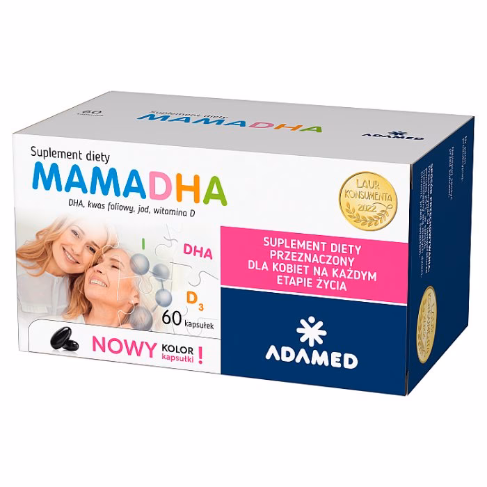 Czy mama DHA ma kwas foliowy?