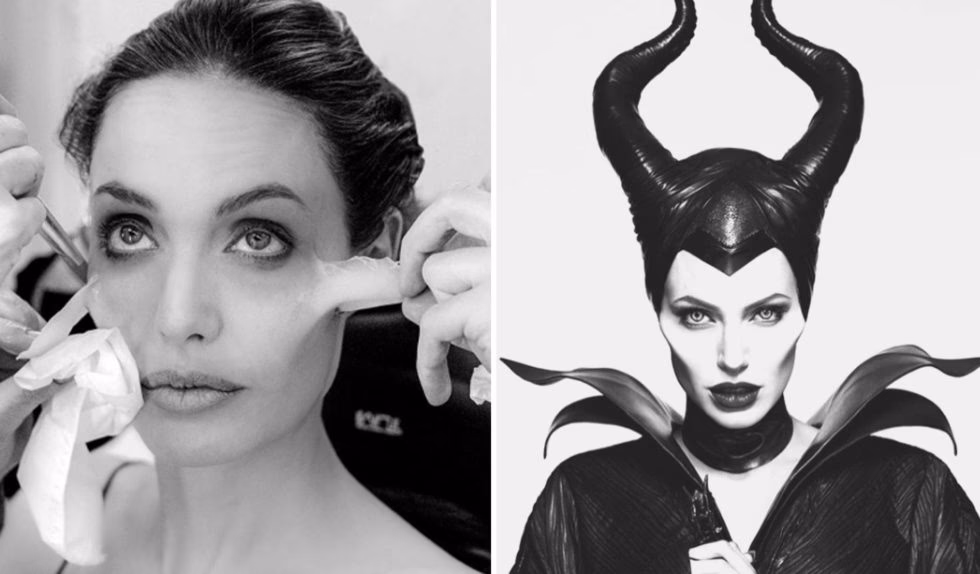 Jak wykonano makijaż Angeliny Jolie w filmie „Czarownica”?
