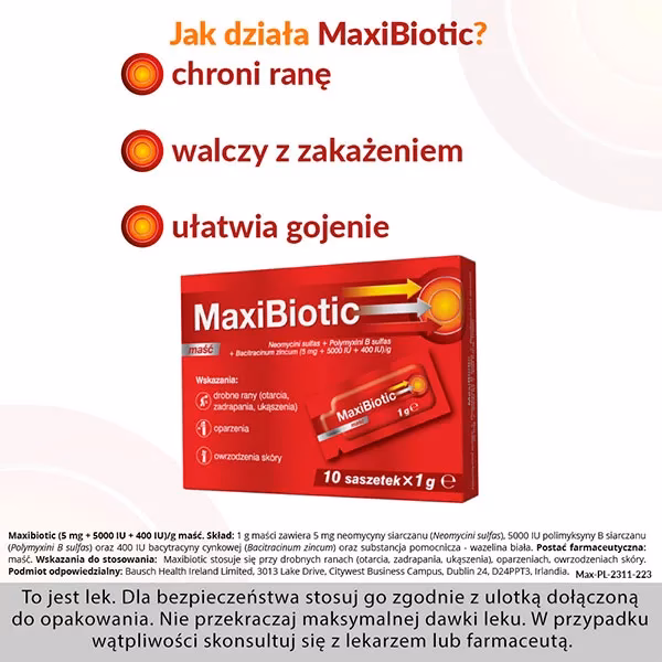 Po jakim czasie działa maść z antybiotykiem?