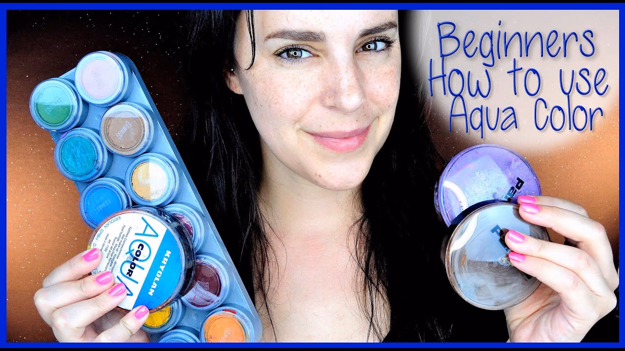 Jak nakładać kolor Kryolan Aqua?