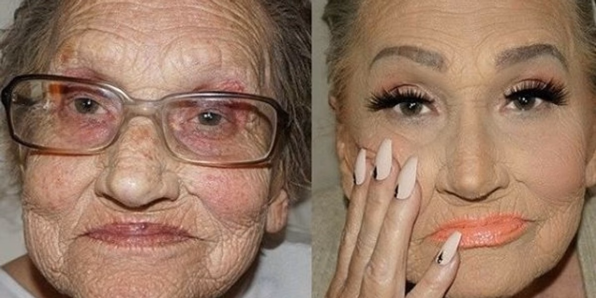 Jaki makijaż noszą babcie?