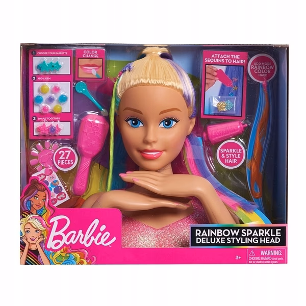 Z czego wykonane są głowy Barbie?