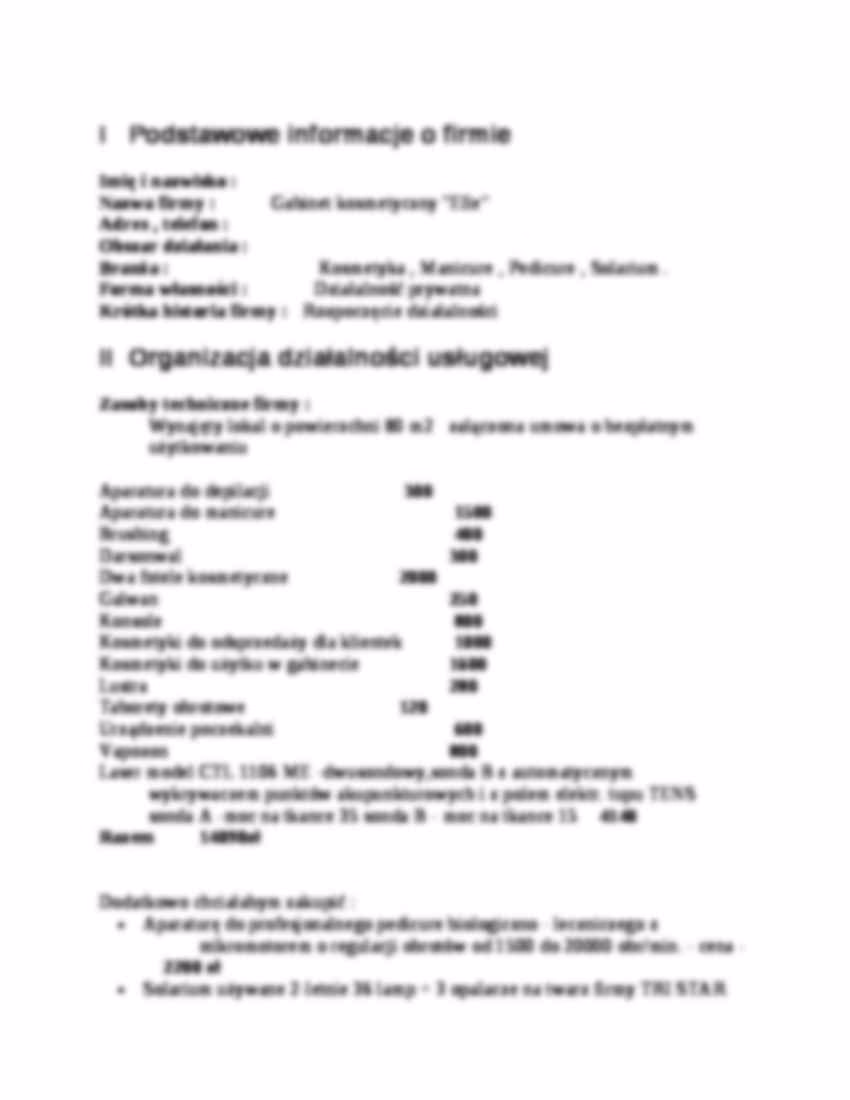 Jakie są 4 główne części planu biznesowego?