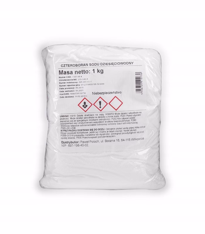 Jaka jest rozpuszczalność boraksu?