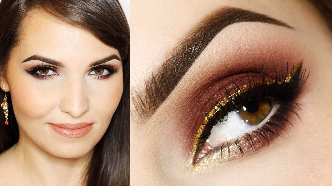 Czy bordowy eyeliner pasuje do zielonych oczu?