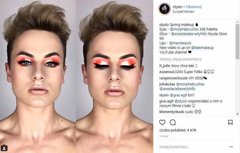 Czy chłopakowi wolno się malować?