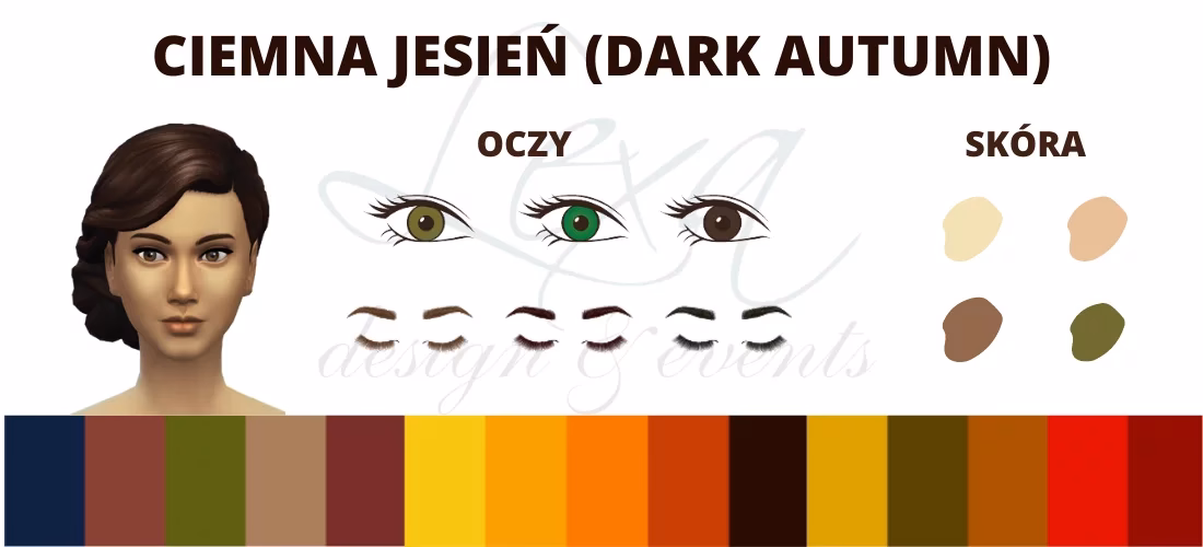 Jakich kolorów powinna unikać ciemna jesień?
