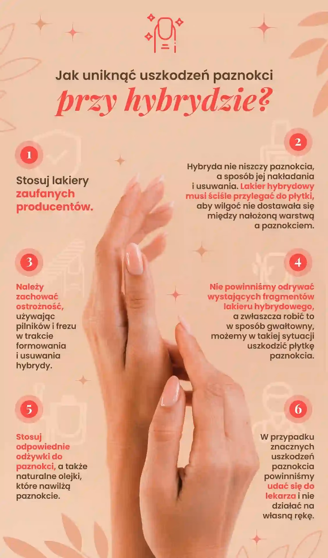 Co jest najlepsze na zniszczone paznokcie po hybrydzie?