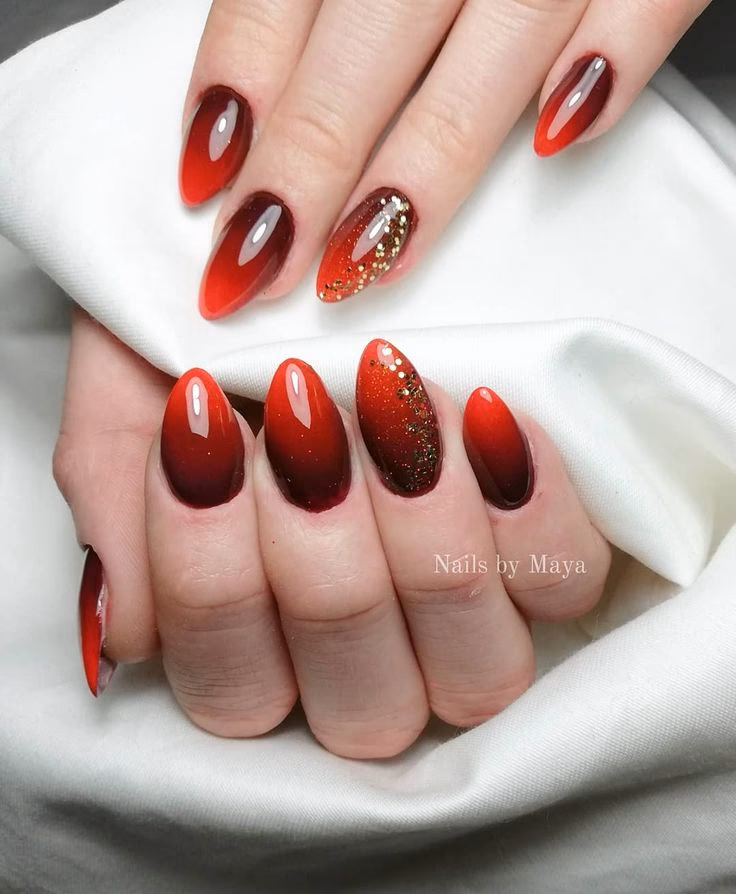 Co symbolizują ciemnoczerwone paznokcie?