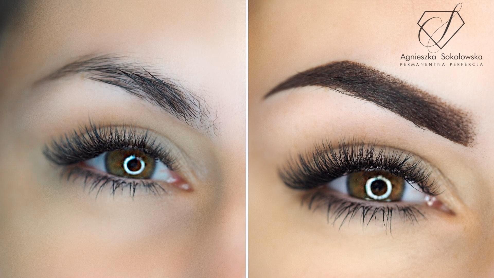 Czy robi się czarne brwi permanentne?