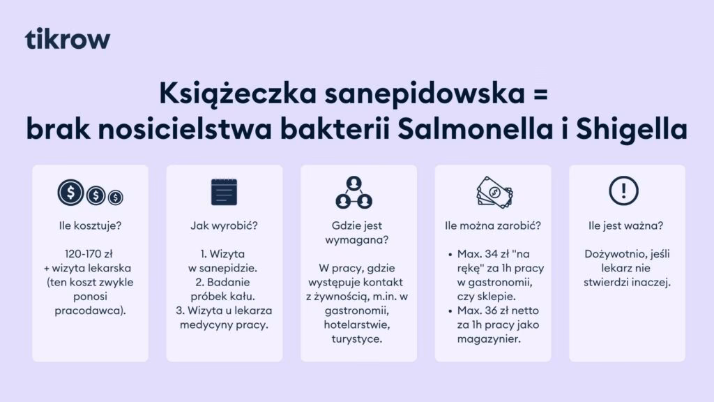 Czy można pracować bez książeczki sanepidowskiej?