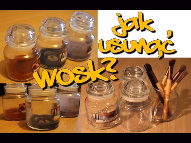 Jak pozbyć się parafiny ze szkła?