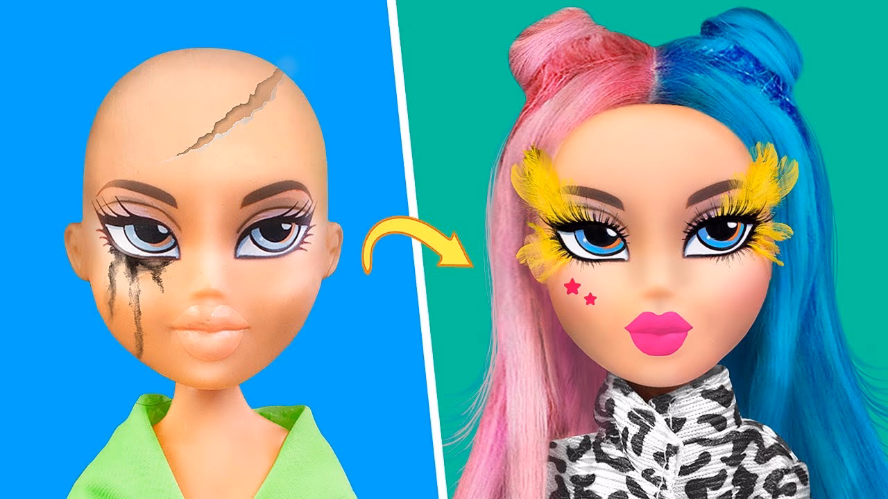 Jak naprawić twarz lalki?