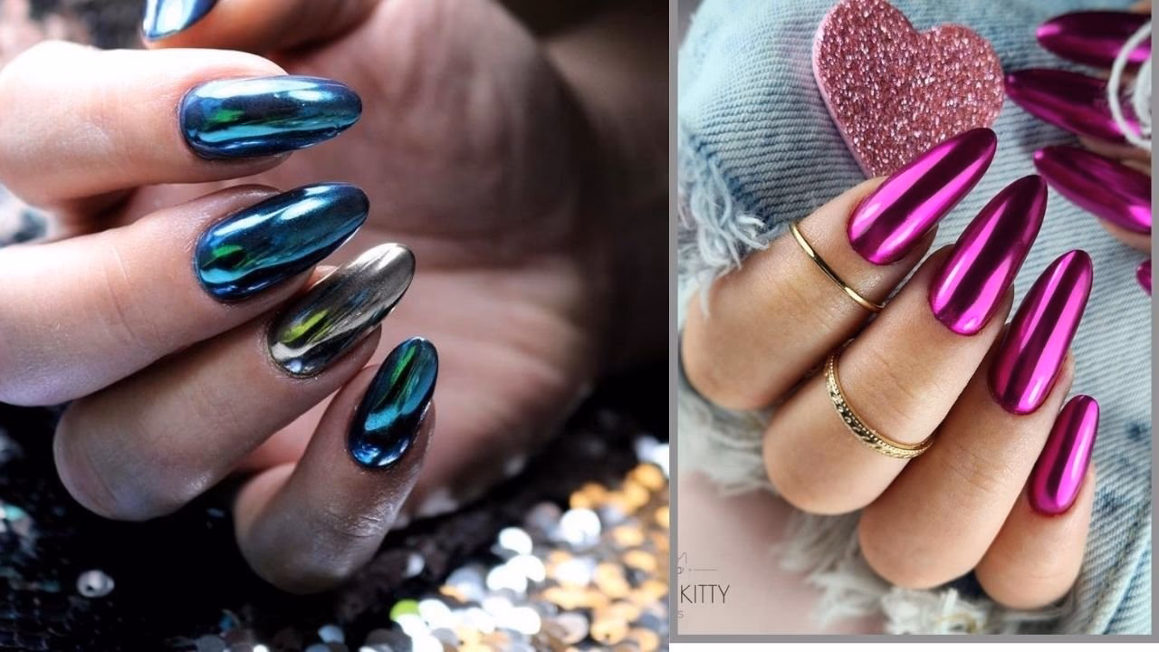 Jak uzyskać efekt lustra na paznokciach?