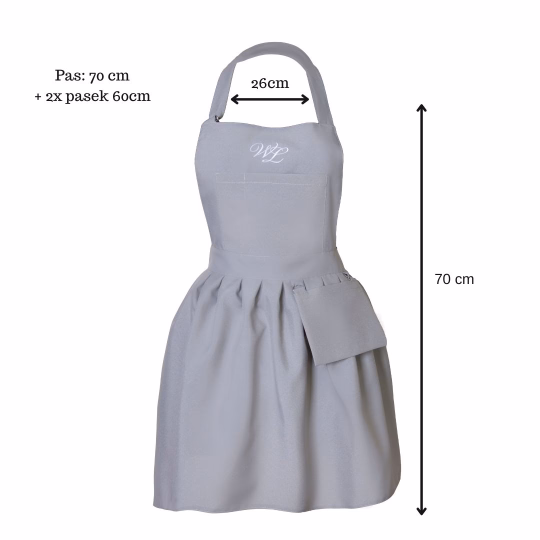 Ile materiału potrzeba na wykrój fartucha?