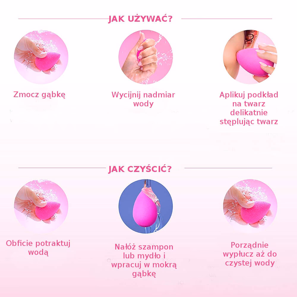 Jak używać gąbki do mycia makijażu?