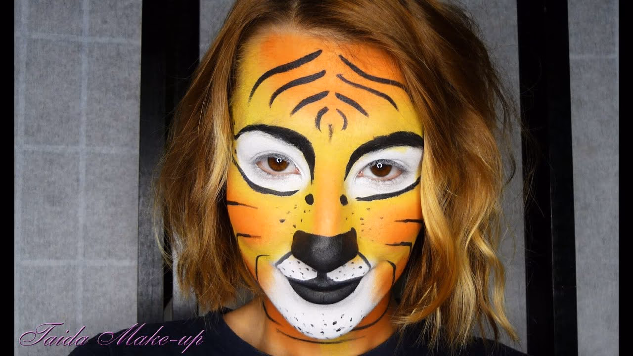 Jak zrobić tygrysa na twarzy?