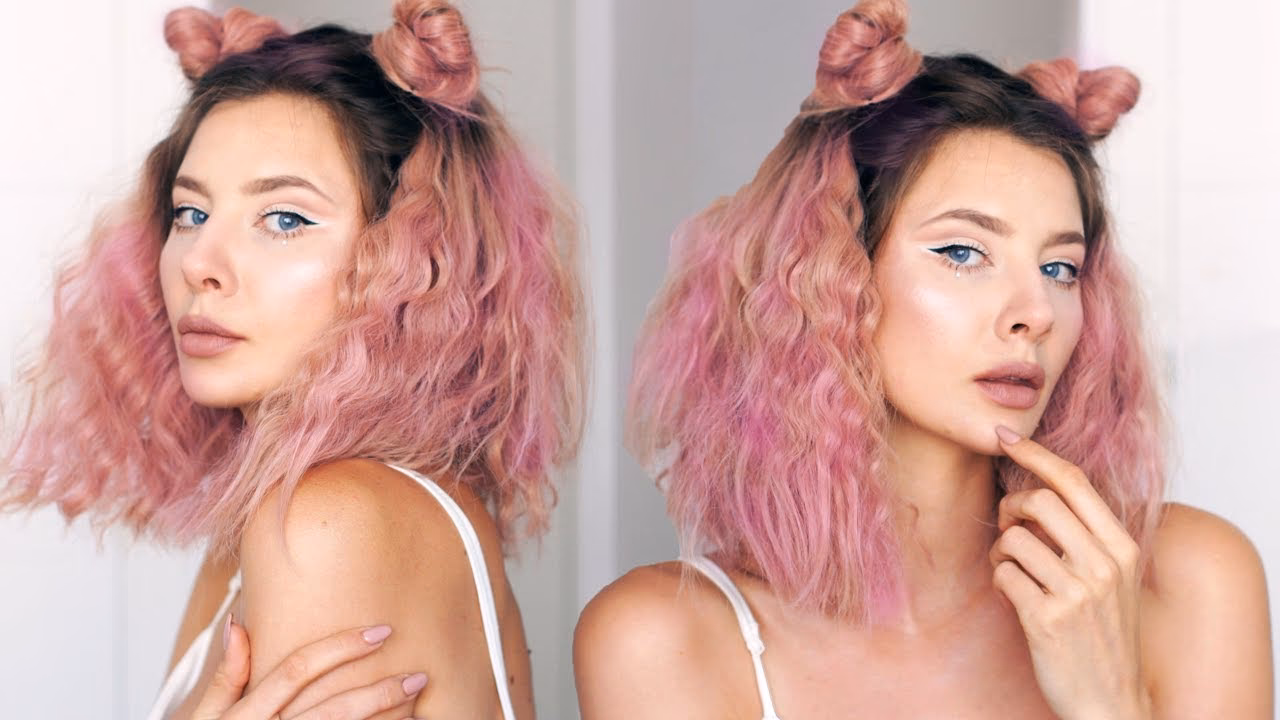 Jakie kolory pasują do różowych włosów?