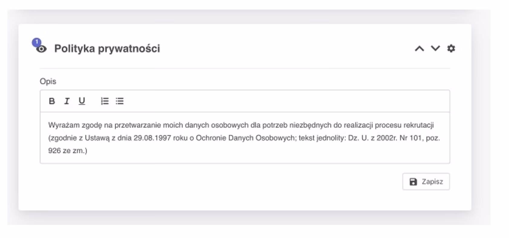 Jak powinna brzmieć klauzula RODO?