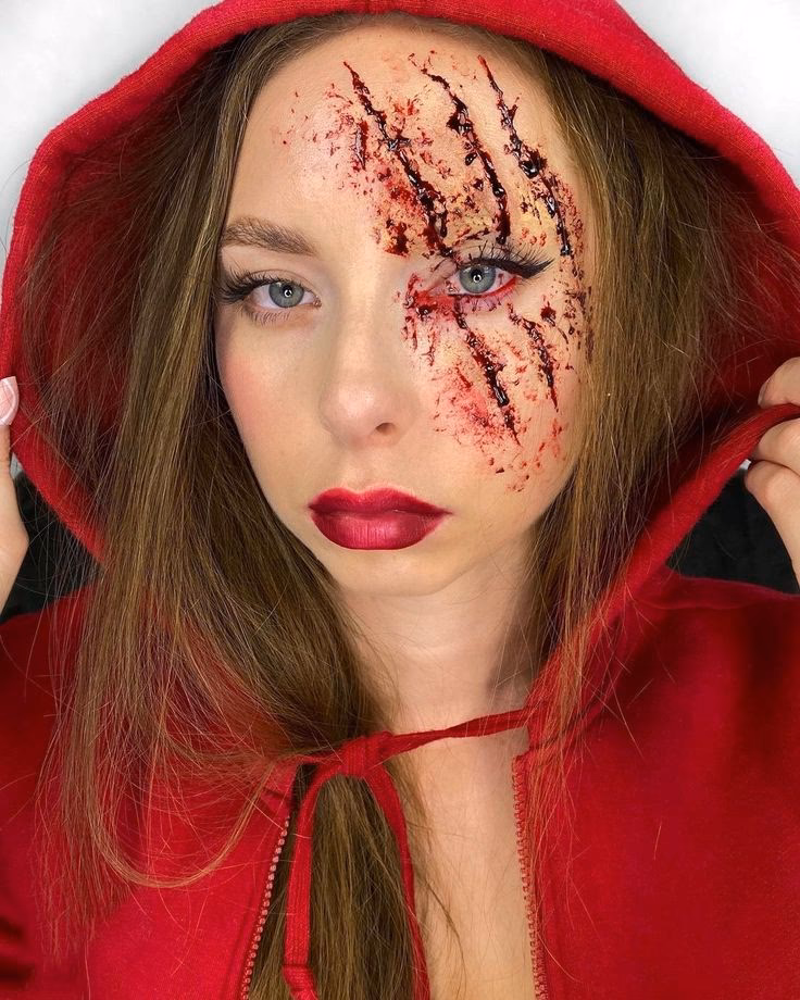 Jakiego koloru były włosy Czerwonego Kapturka?