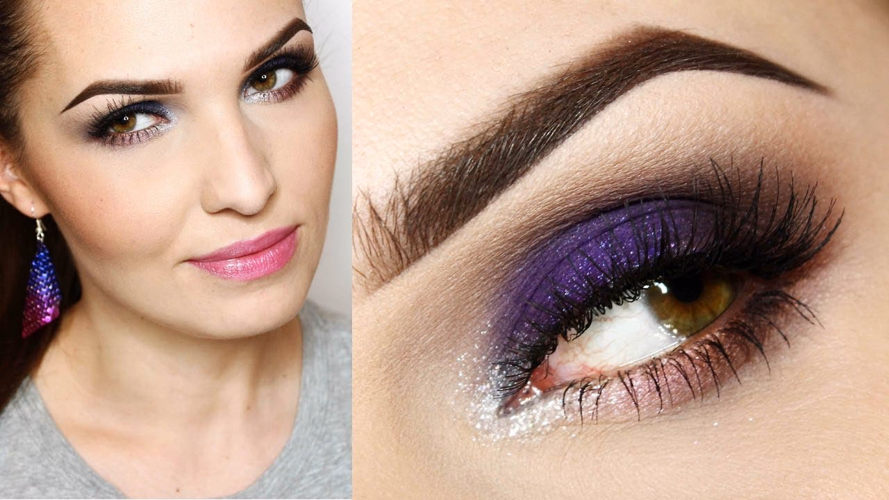 Jak malować oczy fioletowo?