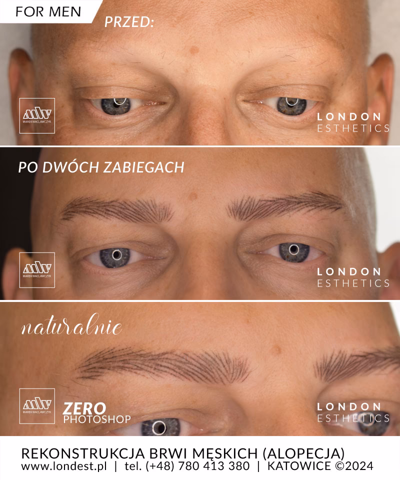 Czy mężczyźni robią brwi permanentne?