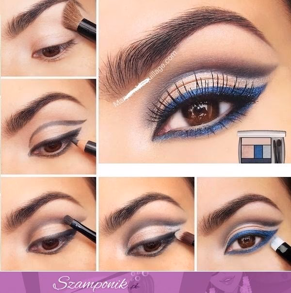 Do czego służy niebieski makijaż?