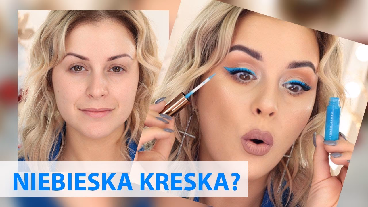 Kto powinien używać niebieskiego eyelinera?