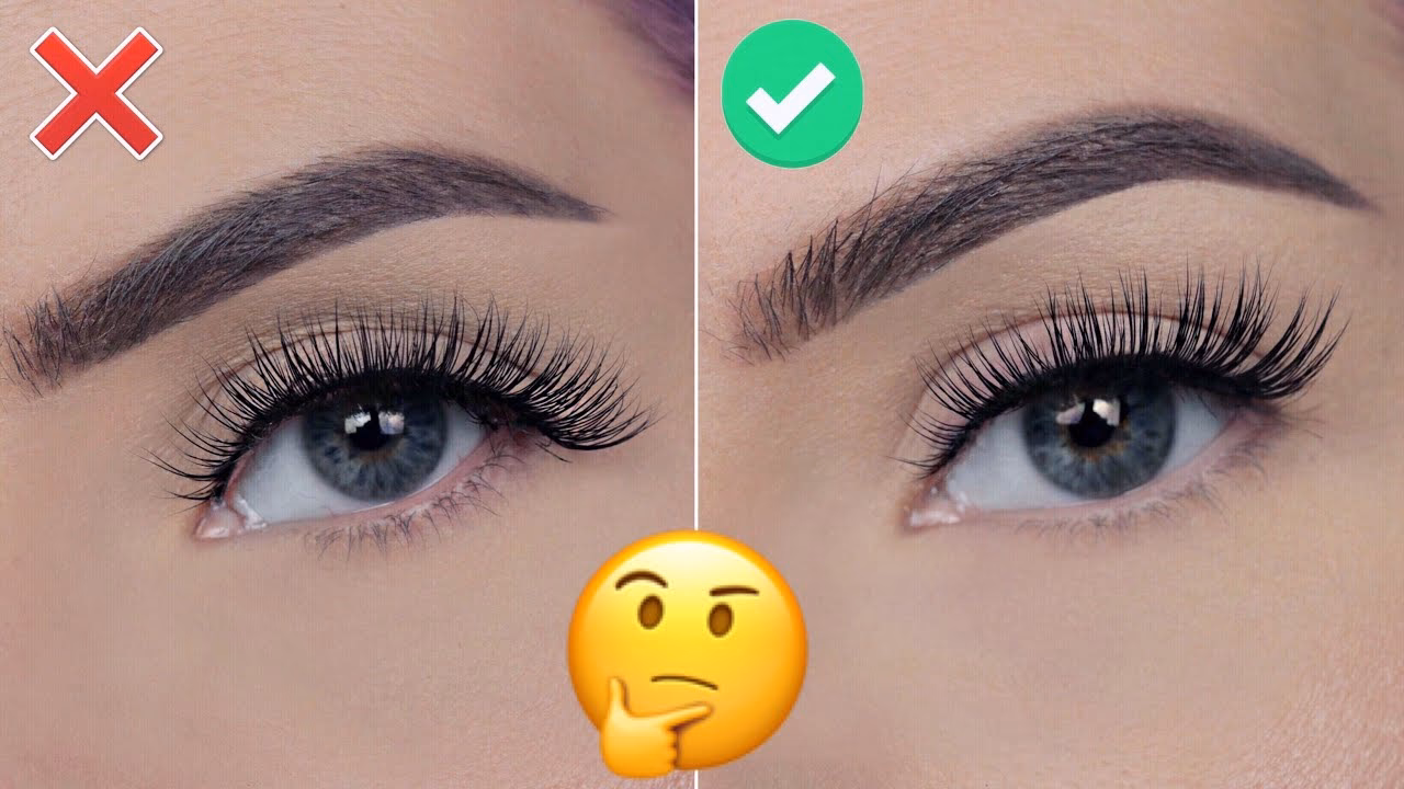 Czego nie można robić ze sztucznymi rzęsami?