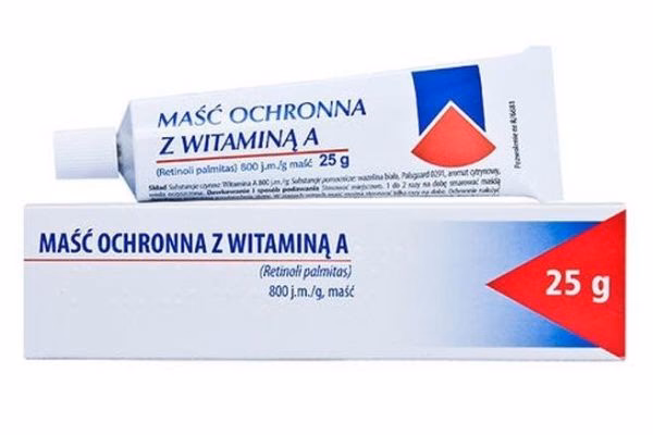 Czy maść z witaminą A można stosować pod makijaż?