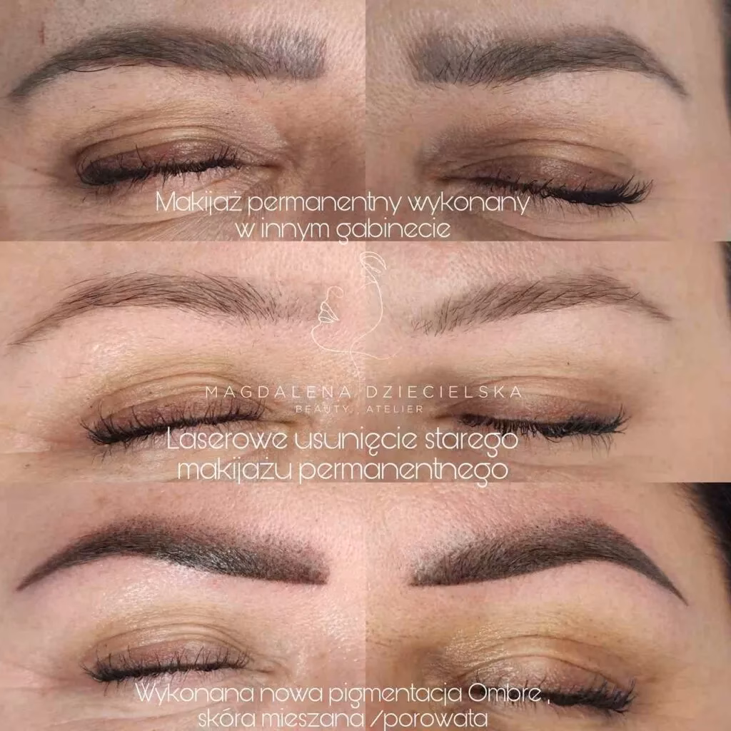 Jak wyglądają nieudane brwi permanentne?