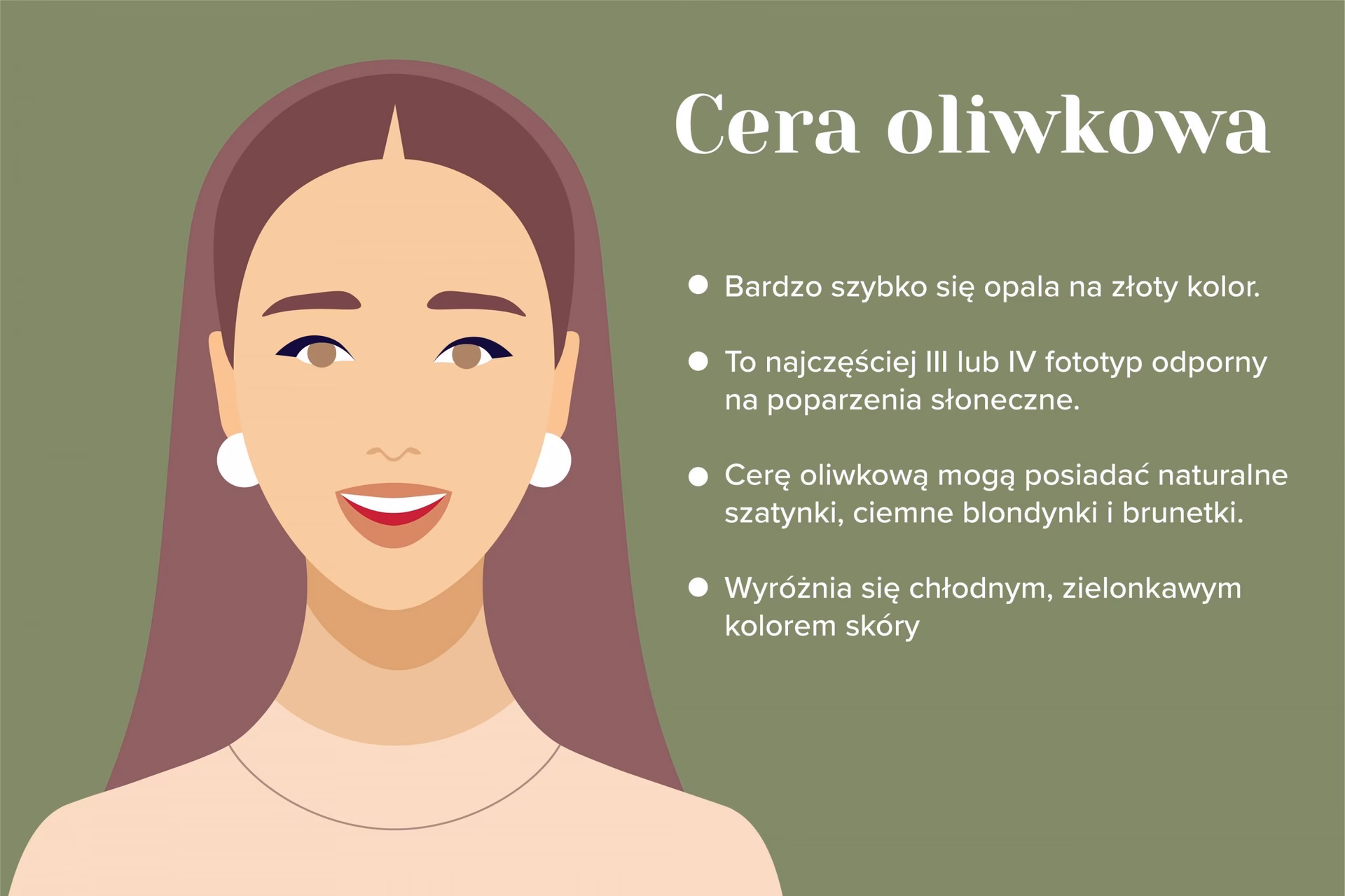 Jaki to typ urody - oliwkowa cera?