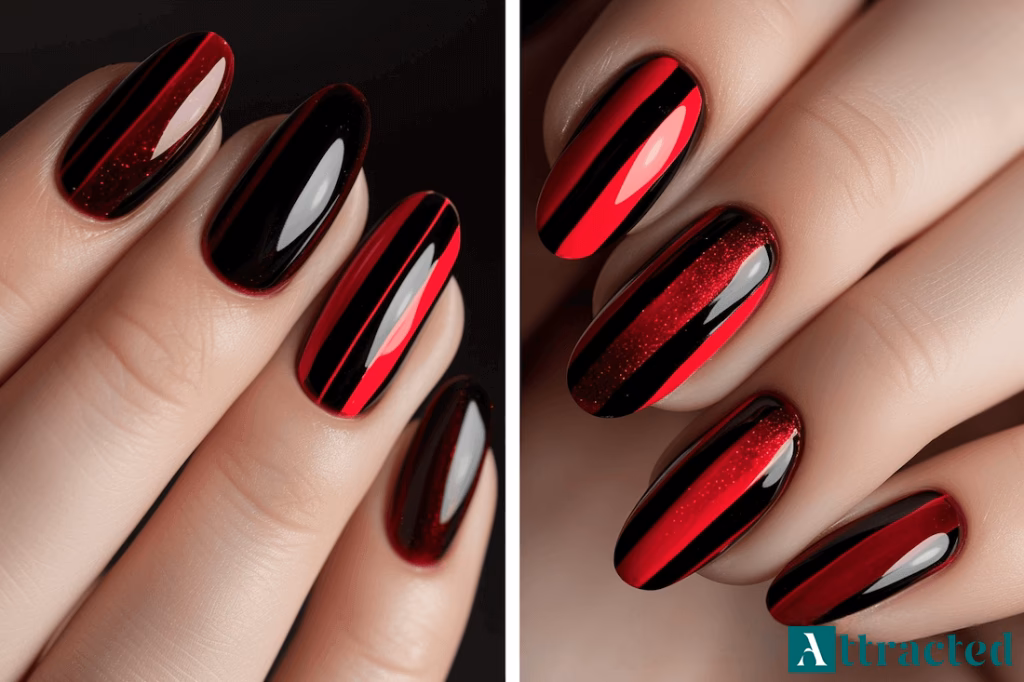 Co oznacza bordowy kolor paznokci?