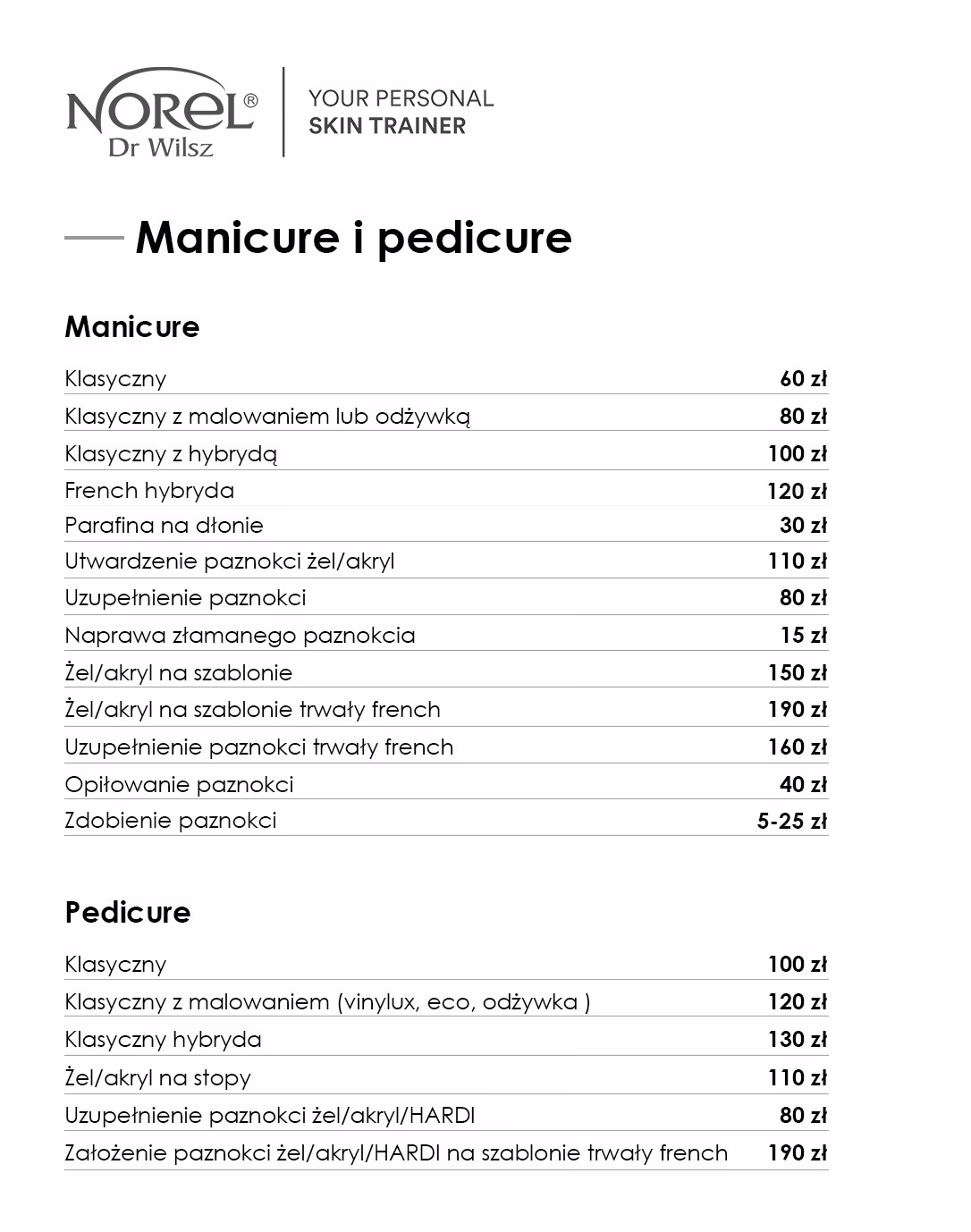 Ile kosztuje pedicure w salonie paznokci?