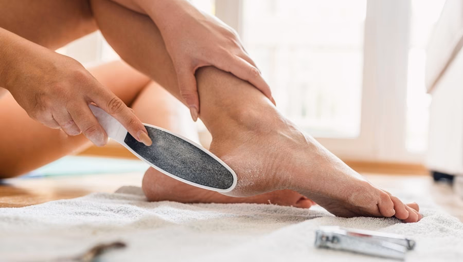 Czy pumeksem na sucho czy mokro?